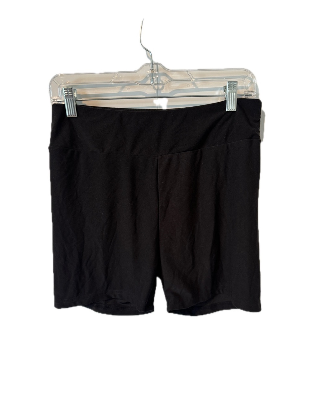 Women's Black High-Rise Bike Shorts